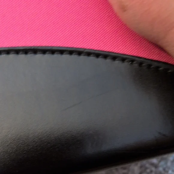 Kate Spade Vibrant Pink Tote with Black Accents - Picture 13 of 13